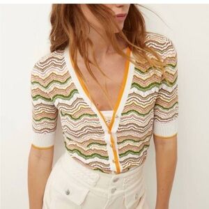 Veronica Beard Varia stretch cardigan lightweight worn once